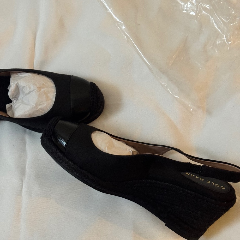 Cole Haan Black Wedges
